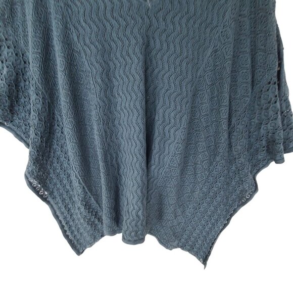 Peruvian Connection Women's Knit Poncho Shawl Size XS - Picture 2 of 6